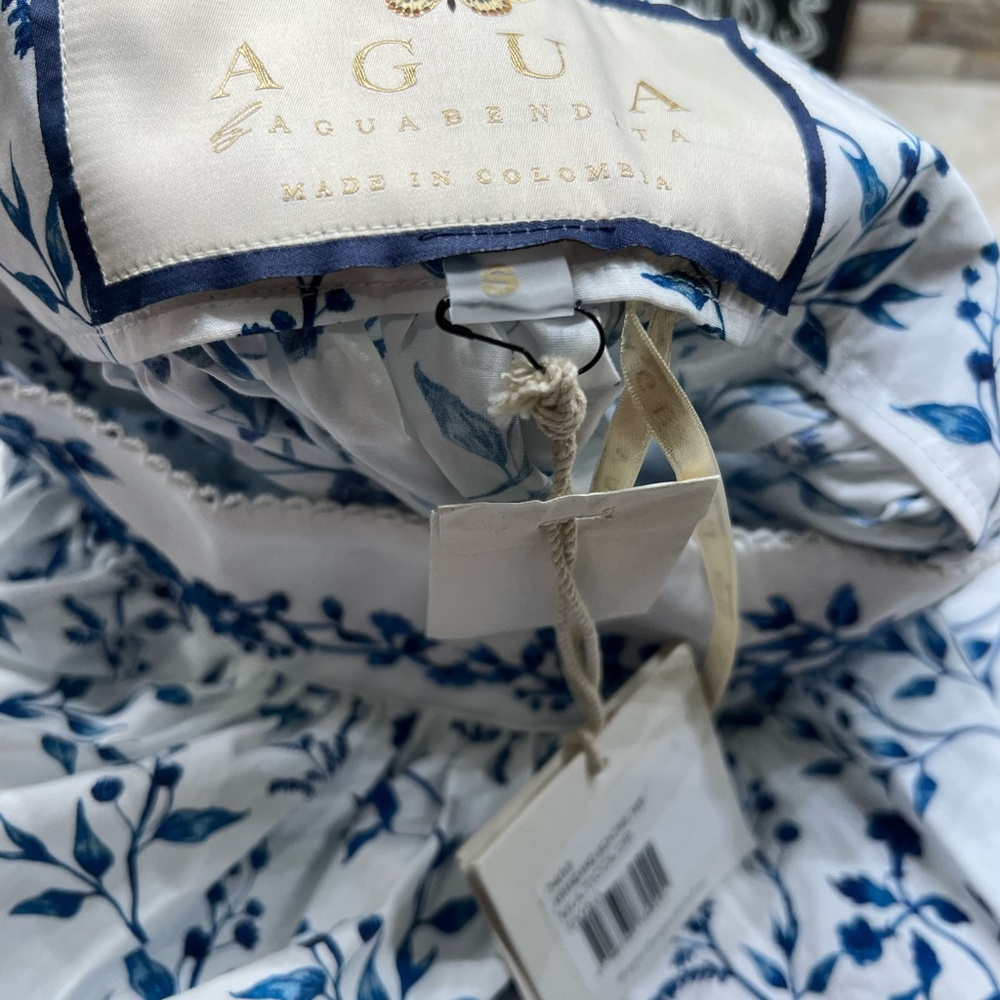 AGUA BY AGUA BENDITA Arandano Floral Cotton Mini Skirt - Picture 11 of 12